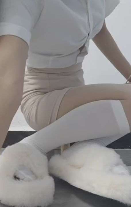 泡泡 - 棉袜+小腿袜+毛毛拖鞋+包臀裙 羞辱 模拟足交 倒计时-赴安博客网